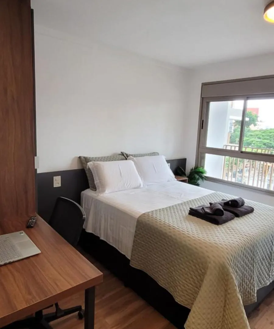 شقة Flat Vila Madalena - Allianz Parque - 1 Quadra Do Metro ساو باولو