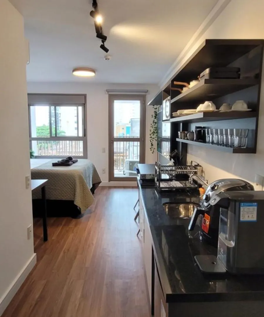 Flat Vila Madalena - Allianz Parque - 1 Quadra Do Metro ساو باولو