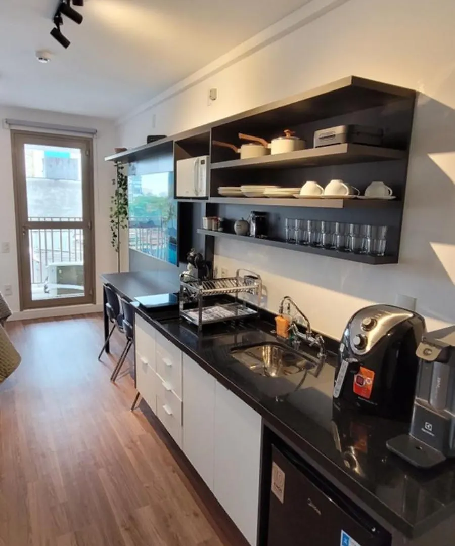 شقة Flat Vila Madalena - Allianz Parque - 1 Quadra Do Metro ساو باولو